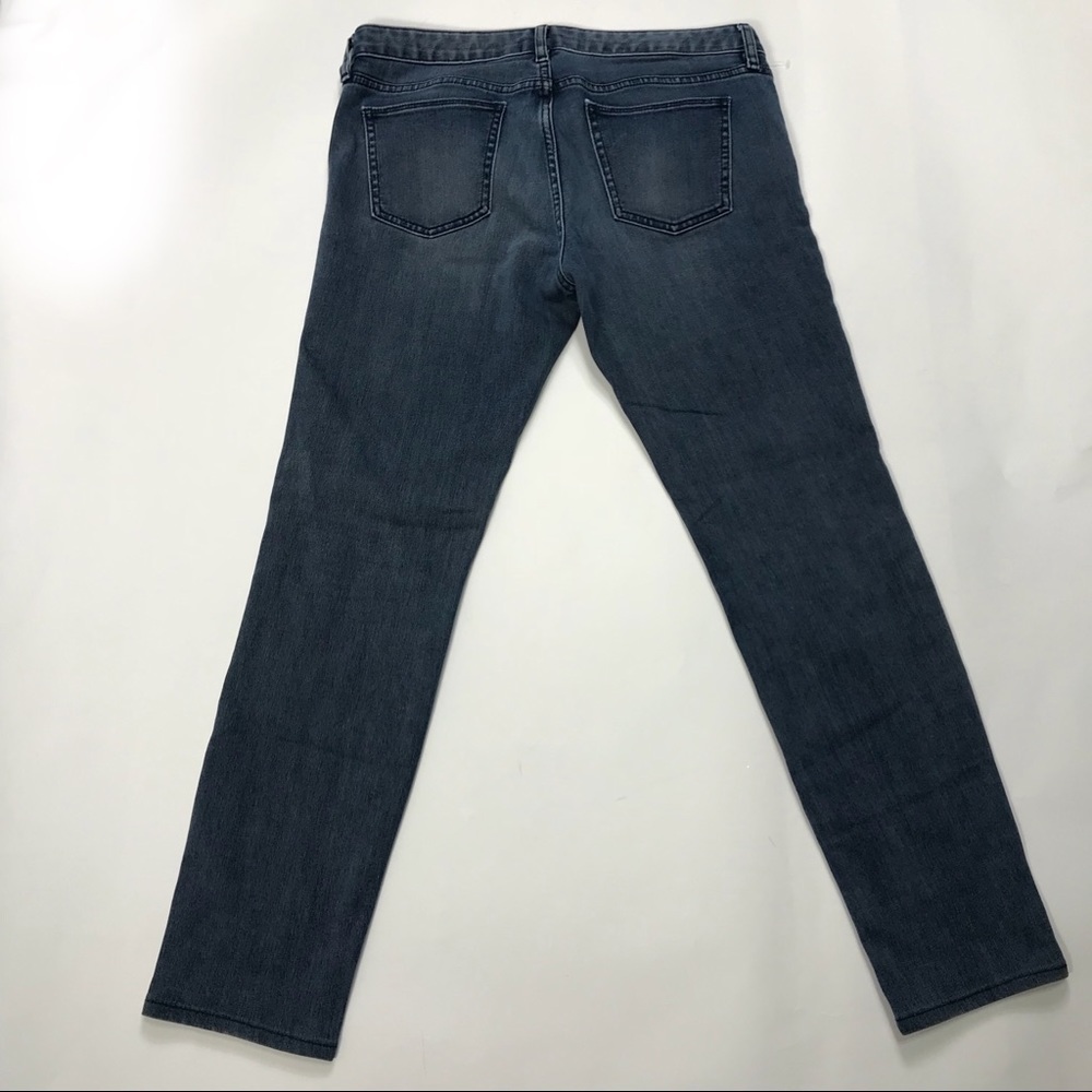 Uniqlo Skinny Tapered Mid Rise Jeans Sz 10 Ins 27” - Picture 7 of 8